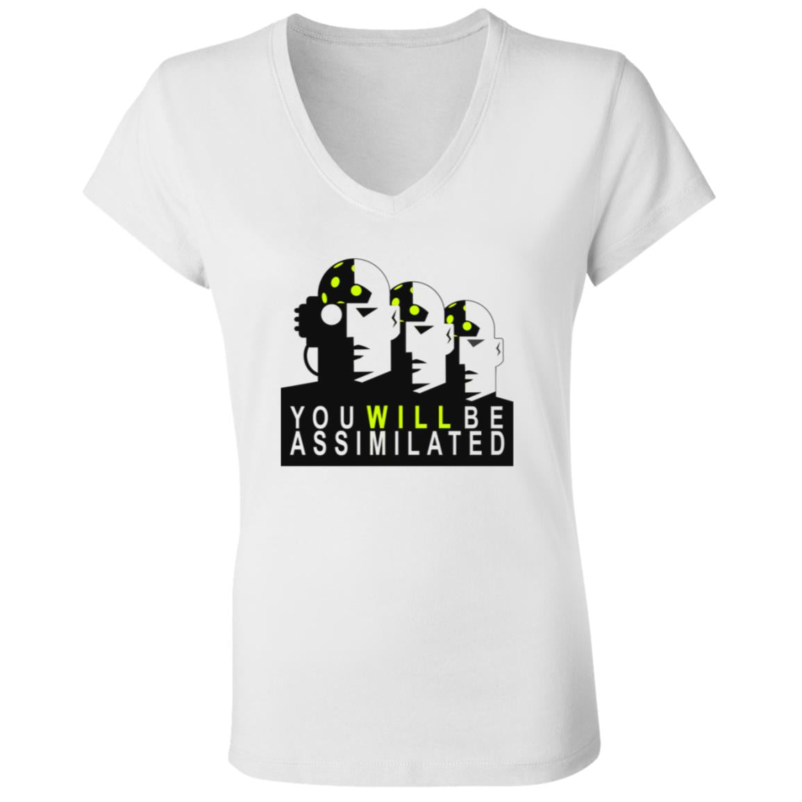 Women's Cotton V-neck T-shirt